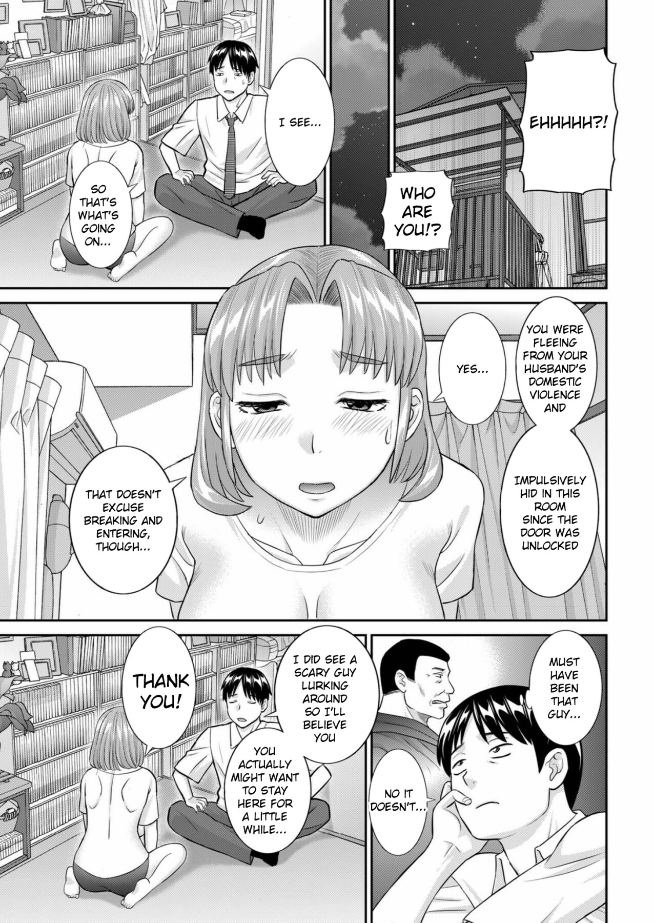 Hentai Manga Comic-His wife came.-Read-3